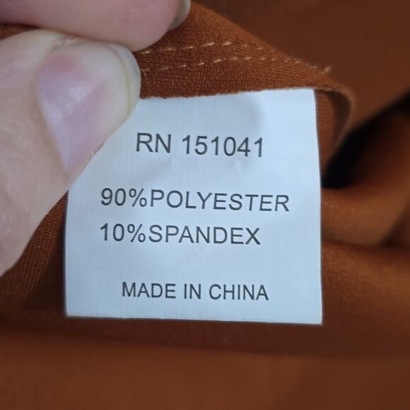 Few Moda New York Faux Suede 70's Trench Coat Medium Open Front Old Money Mob - Picture 7 of 8